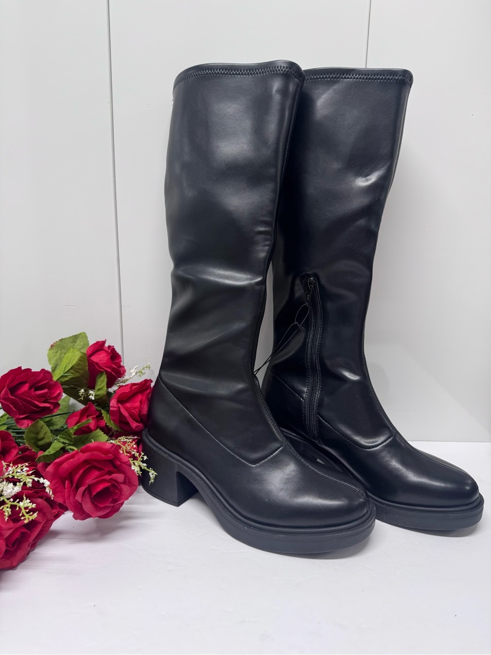 ๐คNIB STRETCH PLATFORM KNEE BOOTS
